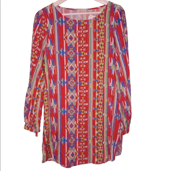 Everly size small boho shift dress; new w/tags - Picture 1 of 7